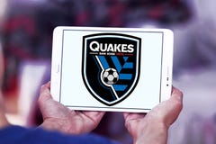 Logotipo de San Jose Earthquakes Soccer Club fotos de stock royalty free Logotipo de San Jose Earthquakes Soccer Club fotos de stock royalty free