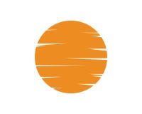 Logotipo de Sun e ícone da estrela dos símbolos ilustração do vetor Logotipo de Sun e ícone da estrela dos símbolos ilustração do vetor