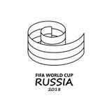 logotipo del icono de Rusia de la bandera del fútbol del mundial Elemento del mundial 2018 del fútbol para los apps móviles del c libre illustration logotipo del icono de Rusia de la bandera del fútbol del mundial Elemento del mundial 2018 del fútbol para los apps móviles del c libre illustration