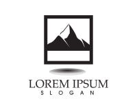 Logotipo del paisaje de la naturaleza de la montaña y plantilla de los iconos de los símbolos libre illustration Logotipo del paisaje de la naturaleza de la montaña y plantilla de los iconos de los símbolos libre illustration