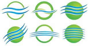 Logotipo do ambiente ilustração stock Logotipo do ambiente ilustração stock