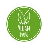 logotipo 100% do vetor do vegetariano Eco redondo, logotipo verde Sinal do alimento do vegetariano com folhas Etiqueta para o caf ilustração do vetor logotipo 100% do vetor do vegetariano Eco redondo, logotipo verde Sinal do alimento do vegetariano com folhas Etiqueta para o caf ilustração do vetor