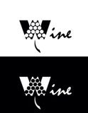 Logotipo do vinho ilustração stock Logotipo do vinho ilustração stock