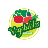 Logotipo orgánico de las verduras stock de ilustración Logotipo orgánico de las verduras stock de ilustración