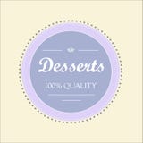 Logotipo para los dulces libre illustration Logotipo para los dulces libre illustration