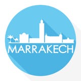 Logotipo redondo de la plantilla de la silueta de la ciudad de Art Flat Shadow Design Skyline del vector del icono de Marrakesh M ilustración del vector Logotipo redondo de la plantilla de la silueta de la ciudad de Art Flat Shadow Design Skyline del vector del icono de Marrakesh M ilustración del vector