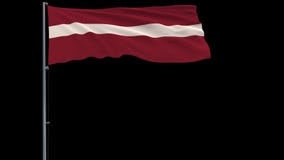 Lokalisieren Sie Flagge von Lettland, 4k prores 4444 Gesamtlänge mit Alphatransparenz Lokalisieren Sie Flagge von Lettland, 4k prores 4444 Gesamtlänge mit Alphatransparenz
