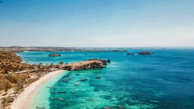 Lombok - ρόδινος λιμένας παραλιών στοκ φωτογραφίες με δικαίωμα ελεύθερης χρήσης Lombok - ρόδινος λιμένας παραλιών στοκ φωτογραφίες με δικαίωμα ελεύθερης χρήσης