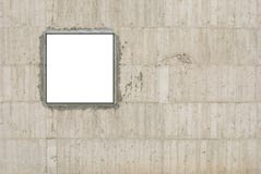 Lona e muro de cimento em branco fotografia de stock royalty free Lona e muro de cimento em branco fotografia de stock royalty free
