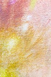 Lona pintado à mão abstrata em cores alaranjadas e amarelas fotografia de stock Lona pintado à mão abstrata em cores alaranjadas e amarelas fotografia de stock