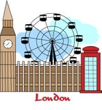 Londen stock illustratie Londen stock illustratie