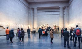 London. British museum exhibition hall. Ancient Greek collection Royalty Free Stock Images London. British museum exhibition hall. Ancient Greek collection Royalty Free Stock Images