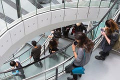 LONDON, City Hall interior. Staircase royalty free stock photography LONDON, City Hall interior. Staircase royalty free stock photography