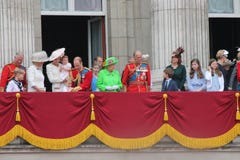 QUEEN ELIZABETH, London June 2016- Trooping the color Queen Elizabeth&#x27;s 90th Birthday