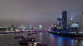 London skyline at night royalty free stock photography London skyline at night royalty free stock photography