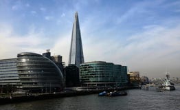 London skyline with the Shard skyscraper and the cityhall stock photo London skyline with the Shard skyscraper and the cityhall stock photo