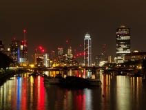 London Thames, Lambeth bridge area looking toward the south, aug Stock Photo London Thames, Lambeth bridge area looking toward the south, aug Stock Photo