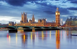 Londres - grand Ben et maisons du parlement, R-U images libres de droits Londres - grand Ben et maisons du parlement, R-U images libres de droits