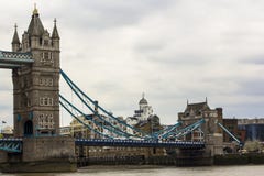 Londres, Grande-Bretagne 12 avril 2019 Tour Bridge1 E image stock Londres, Grande-Bretagne 12 avril 2019 Tour Bridge1 E image stock