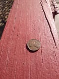 The Lone US Penny 1951 royalty free stock image The Lone US Penny 1951 royalty free stock image