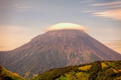 Long Exposure Of Tungurahua Volcano, South America