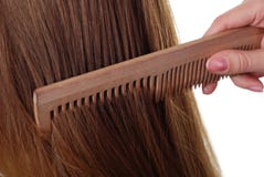 Long Hair And Comb Stock Images