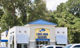 Long John Silver`s Fish and Chicken Royalty Free Stock Photography Long John Silver`s Fish and Chicken Royalty Free Stock Photography