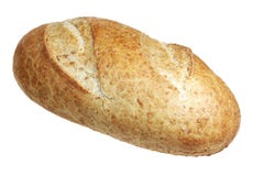 Long loaf of bread on a white background royalty free stock images Long loaf of bread on a white background royalty free stock images