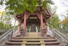 Long Son Pagoda royalty free stock photography Long Son Pagoda royalty free stock photography