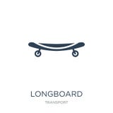 longboard icon in trendy design style. longboard icon isolated on white background. longboard vector icon simple and modern flat royalty free illustration longboard icon in trendy design style. longboard icon isolated on white background. longboard vector icon simple and modern flat royalty free illustration