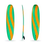 Longboard с 3 сторонами Стоковое Фото Longboard с 3 сторонами Стоковое Фото