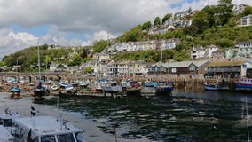 Looe Harbour royalty free stock images Looe Harbour royalty free stock images