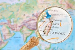 Looking in on Taipei, Taiwan stock image Looking in on Taipei, Taiwan stock image