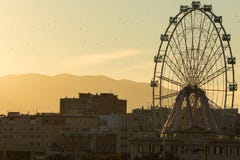 Looking towards the Ferris Wheel Called stock image Looking towards the Ferris Wheel Called stock image