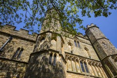 Gatehouse of Battle Abbey in Sussex stock images Gatehouse of Battle Abbey in Sussex stock images