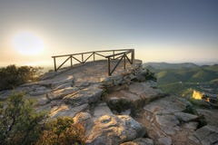 Lookout In Mountain Royalty Free Stock Photos