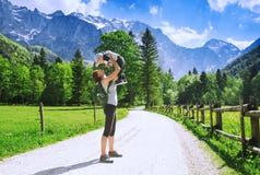 Lopp, vandring och familjfoto arkivfoto Lopp, vandring och familjfoto arkivfoto