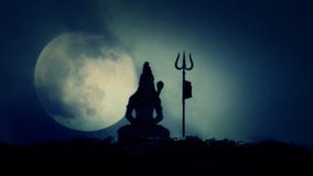 L’extra Super Lune du lundi 14 novembre au plus proche de la Terre depuis 1948  Lord-shiva-meditating-indou-et-danse-sur-le-mont-kailash-sur-un-plein-fond-en-hausse-de-lune-65072892