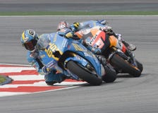 Loris italiano Capirossi de Rizla Suzuki Motogp Imagens de Stock Royalty Free Loris italiano Capirossi de Rizla Suzuki Motogp Imagens de Stock Royalty Free