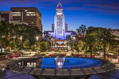 Los Angeles City Hall Royalty Free Stock Photo Los Angeles City Hall Royalty Free Stock Photo