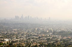 Los Angeles Smog stock image Los Angeles Smog stock image