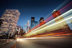 Los Angeles Traffic Royalty Free Stock Photography Los Angeles Traffic Royalty Free Stock Photography