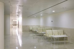 Los cuartos de la zona y de la cirugía de espera en la clínica se centran fotografía de archivo Los cuartos de la zona y de la cirugía de espera en la clínica se centran fotografía de archivo