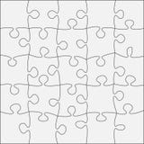 Los 25 Grey Outline Rompecabezas de la bandera libre illustration Los 25 Grey Outline Rompecabezas de la bandera libre illustration
