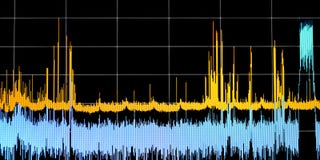 Los gráficos trazan en la pantalla de monitor, fondo científico del concepto del análisis de la prueba del control de la medida fotos de archivo libres de regalías Los gráficos trazan en la pantalla de monitor, fondo científico del concepto del análisis de la prueba del control de la medida fotos de archivo libres de regalías