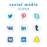 Los medios iconos sociales fijaron 7 libre illustration Los medios iconos sociales fijaron 7 libre illustration