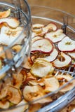 Los microprocesadores teñidos frescos de la manzana se prepararon en un hogar Foto de archivo libre de regalías Los microprocesadores teñidos frescos de la manzana se prepararon en un hogar Foto de archivo libre de regalías