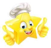 Los pulgares para arriba protagonizan al cocinero stock de ilustración Los pulgares para arriba protagonizan al cocinero stock de ilustración