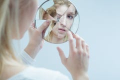 Lost herself in everyday difficulties royalty free stock photos Lost herself in everyday difficulties royalty free stock photos