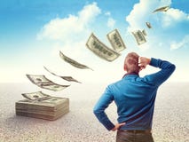 Lost my dollars royalty free stock photo Lost my dollars royalty free stock photo